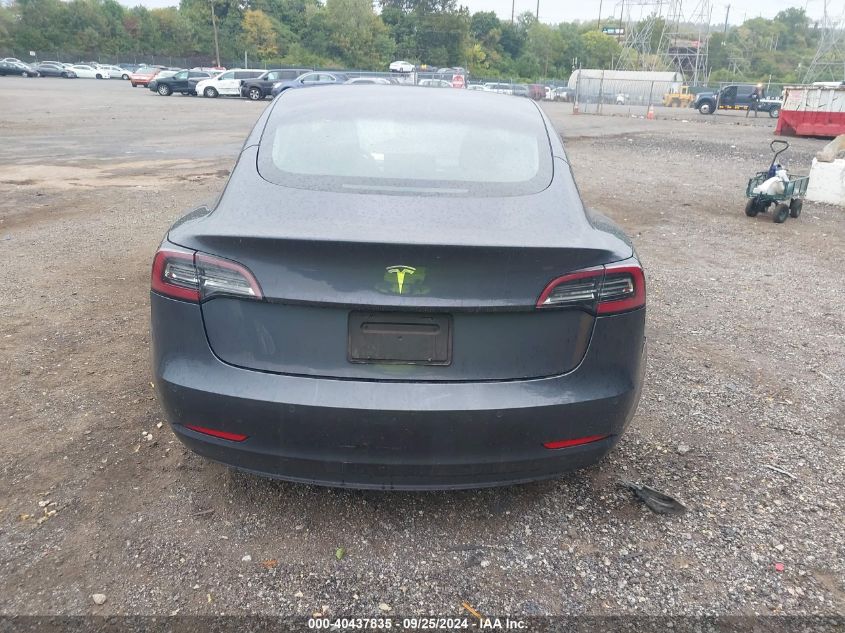 2021 Tesla Model 3 Standard Range Plus Rear-Wheel Drive VIN: 5YJ3E1EA8MF851038 Lot: 40437835