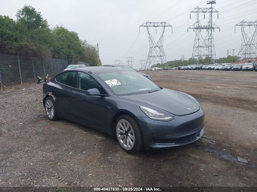 VIN 5YJ3E1EA8MF851038 2021 TESLA MODEL 3 no.1