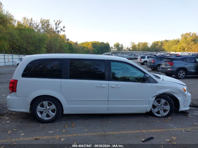 2016 Dodge Grand Caravan Se VIN: 2C4RDGBG7GR340888 Lot: 40437847