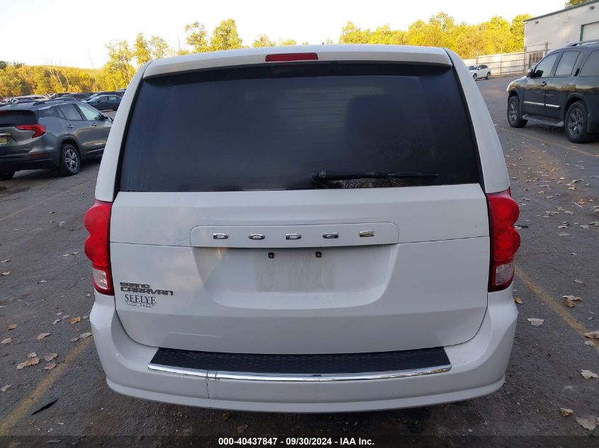 2016 Dodge Grand Caravan Se VIN: 2C4RDGBG7GR340888 Lot: 40437847