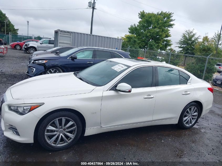 2016 Infiniti Q50 Premium VIN: JN1CV7AR0GM252180 Lot: 40437864