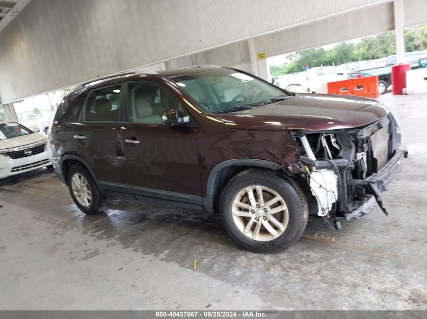 2015 Kia Sorento Lx VIN: 5XYKT3A69FG580601 Lot: 40437867