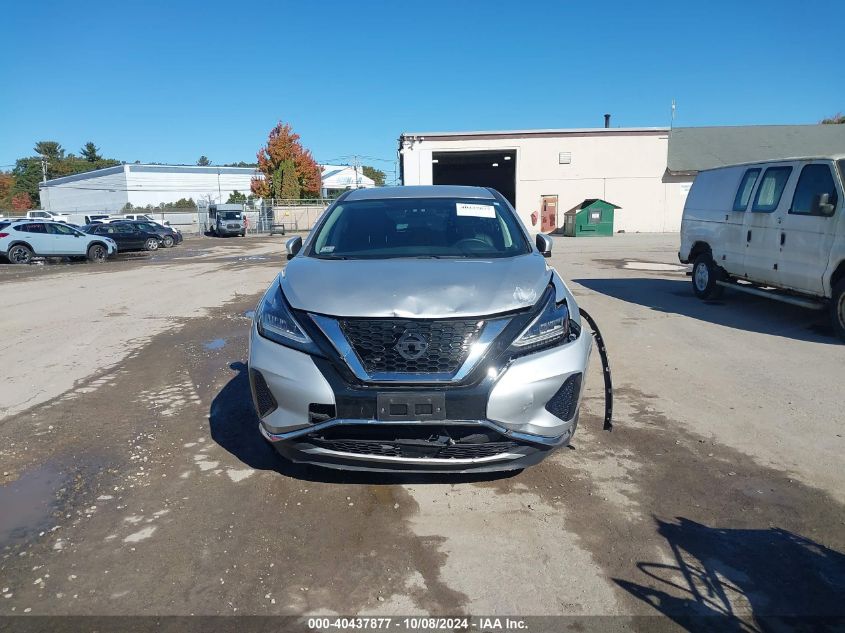 5N1AZ2MS6KN161262 2019 Nissan Murano S/Sl/Sv/Platinum