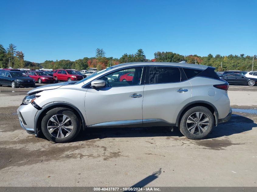 5N1AZ2MS6KN161262 2019 Nissan Murano S/Sl/Sv/Platinum