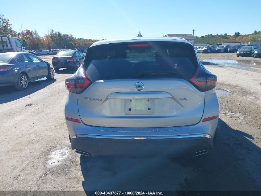 5N1AZ2MS6KN161262 2019 Nissan Murano S/Sl/Sv/Platinum