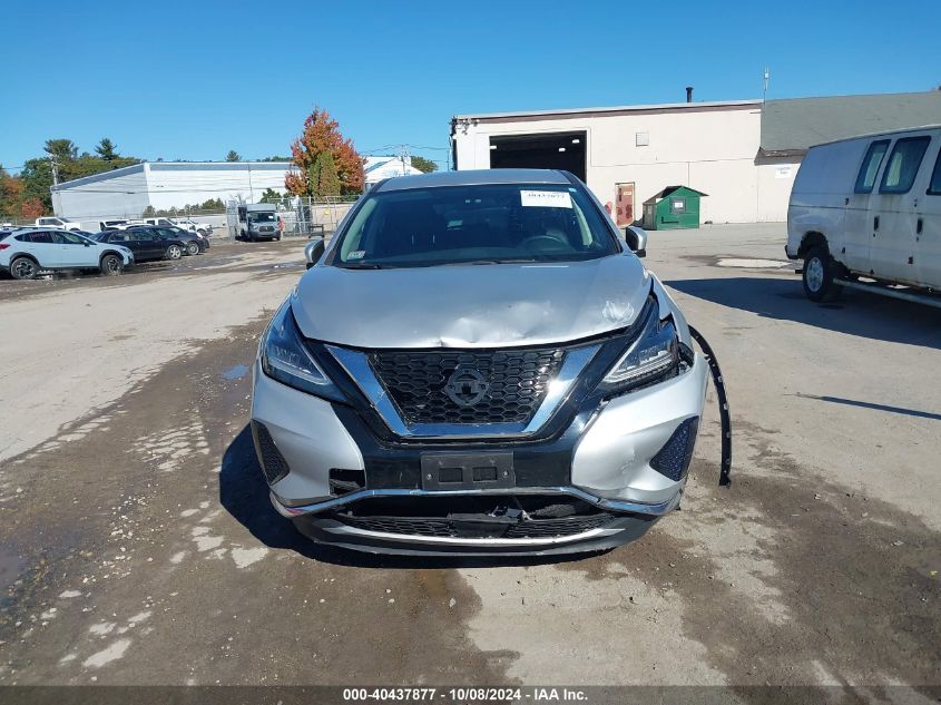 5N1AZ2MS6KN161262 2019 Nissan Murano S/Sl/Sv/Platinum