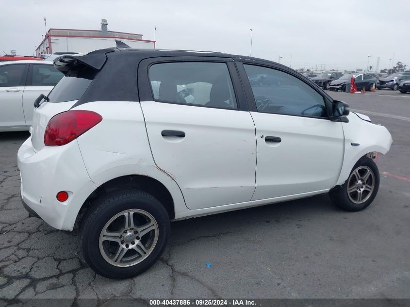 2015 Mitsubishi Mirage Es VIN: ML32A4HJ1FH033001 Lot: 40437886