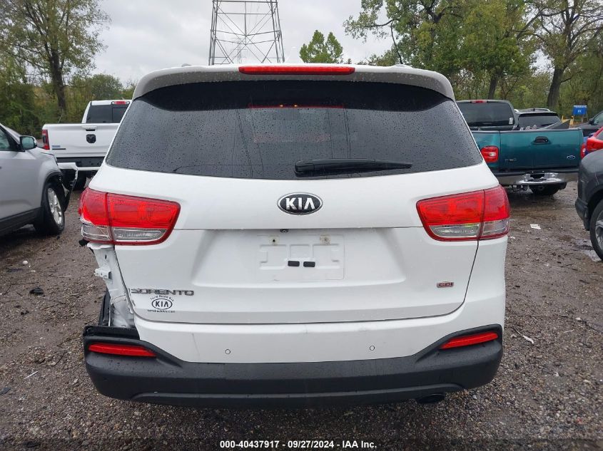 5XYPG4A34GG126408 2016 Kia Sorento 2.4L Lx