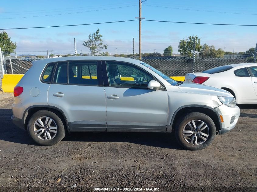 2013 Volkswagen Tiguan S VIN: WVGBV7AX5DW551859 Lot: 40437973