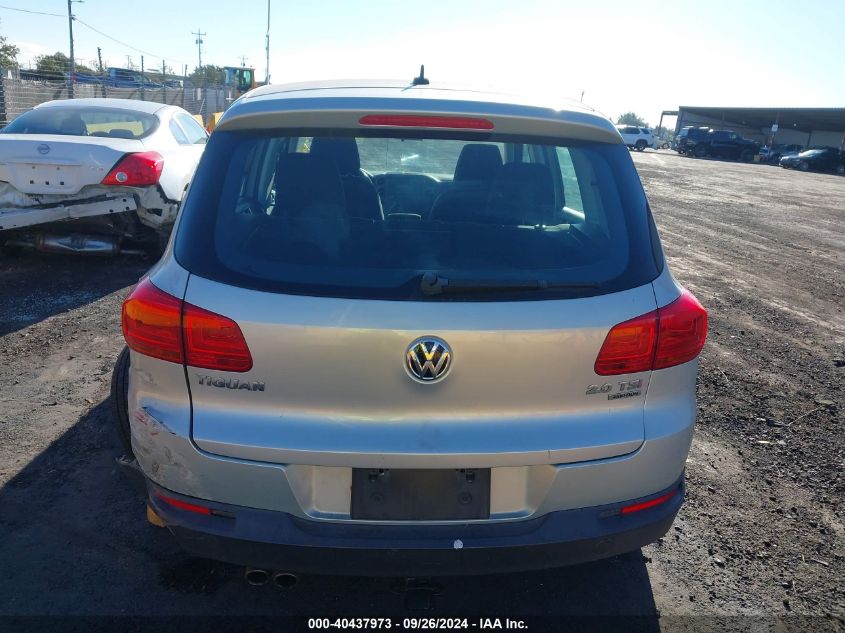 2013 Volkswagen Tiguan S VIN: WVGBV7AX5DW551859 Lot: 40437973