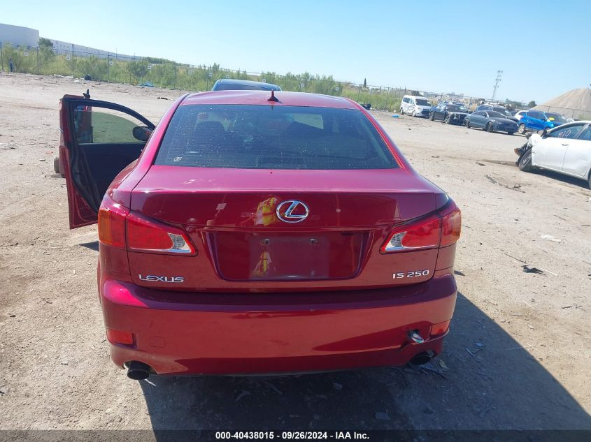 2010 Lexus Is 250 VIN: JTHBF5C29A5120156 Lot: 40438015