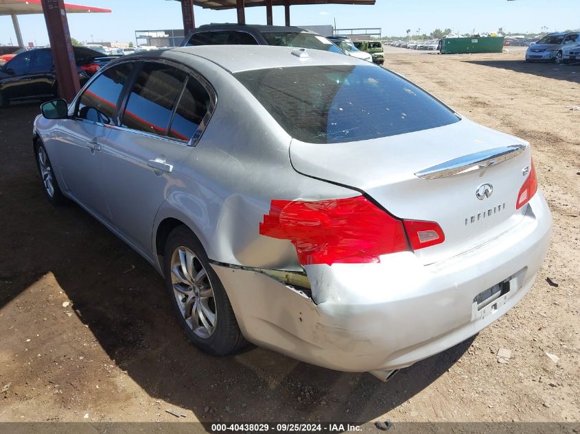 2010 Infiniti G37 Journey VIN: JN1CV6AP5AM401277 Lot: 40438029