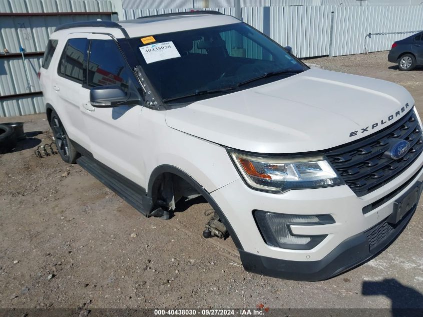 1FM5K7D83HGE11240 2017 Ford Explorer Xlt