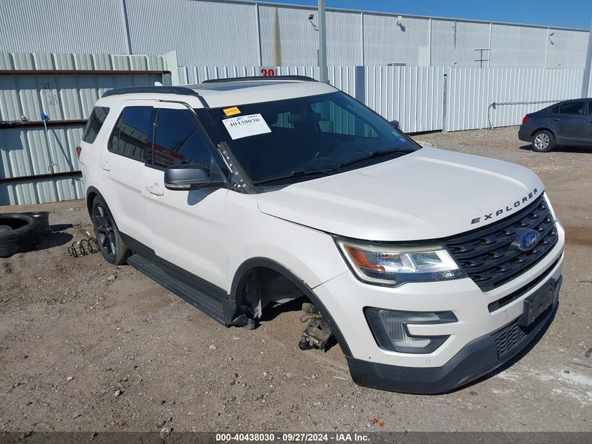 VIN 1FM5K7D83HGE11240 2017 FORD EXPLORER XLT