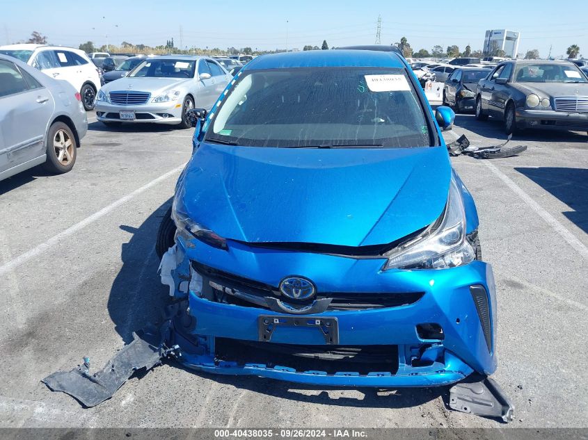 2022 Toyota Prius Le VIN: JTDKAMFU5N3174630 Lot: 40438035