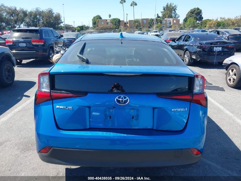 2022 Toyota Prius Le VIN: JTDKAMFU5N3174630 Lot: 40438035