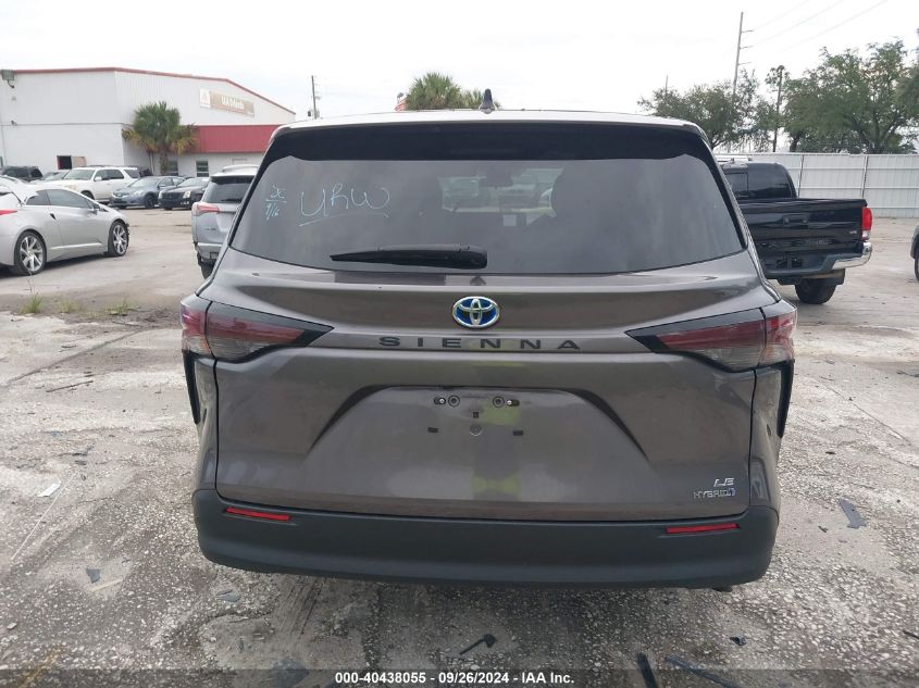 2024 Toyota Sienna Le VIN: 5TDKRKECXRS184614 Lot: 40438055