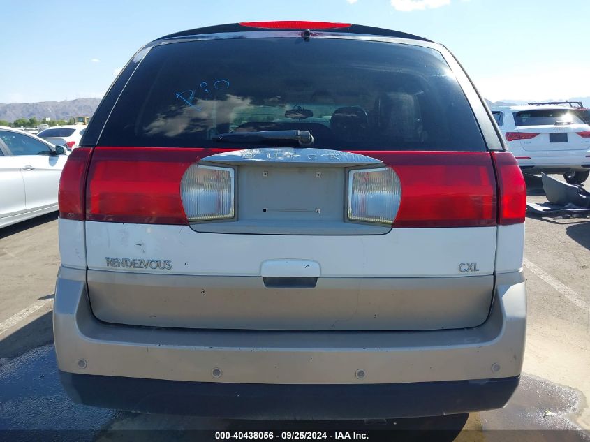 2005 Buick Rendezvous Cx VIN: 3G5DA03E35S542884 Lot: 40438056