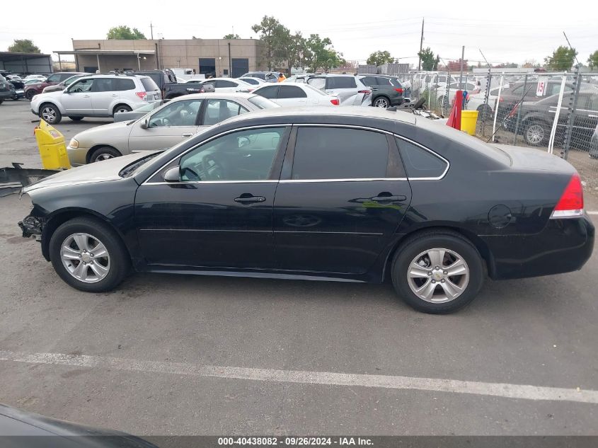 2015 Chevrolet Impala Limited Ls VIN: 2G1WA5E36F1112251 Lot: 40438082