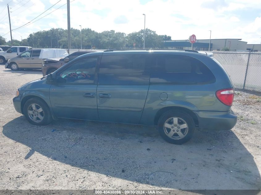 2007 Dodge Grand Caravan Sxt VIN: 2D4GP44L97R344760 Lot: 40438086