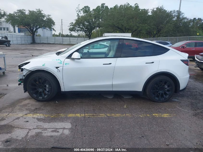 2021 Tesla Model Y Long Range Dual Motor All-Wheel Drive VIN: 5YJYGDEE2MF068303 Lot: 40438090