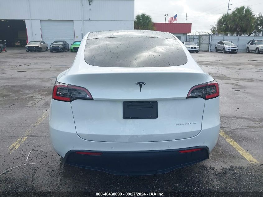 2021 Tesla Model Y Long Range Dual Motor All-Wheel Drive VIN: 5YJYGDEE2MF068303 Lot: 40438090