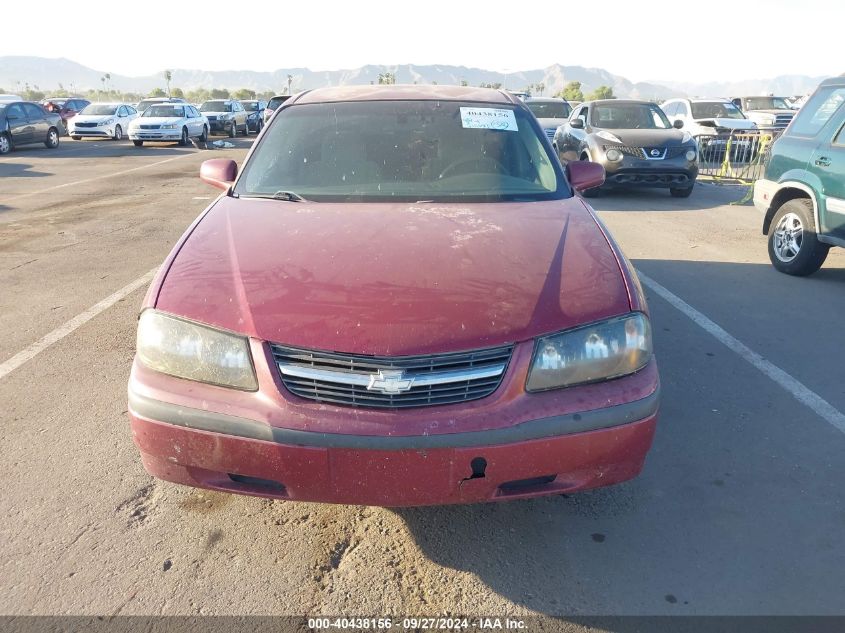 2005 Chevrolet Impala VIN: 2G1WF52E159321033 Lot: 40438156