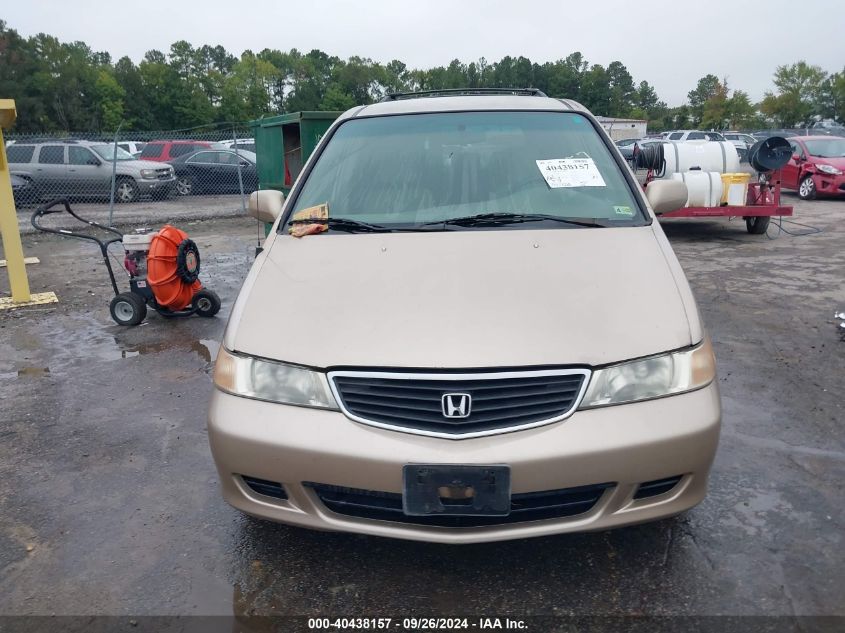 2001 Honda Odyssey Ex VIN: 2HKRL18651H543457 Lot: 40438157