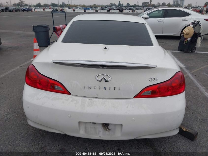 2012 Infiniti G37 VIN: JN1CV6FE8CM201455 Lot: 40438166