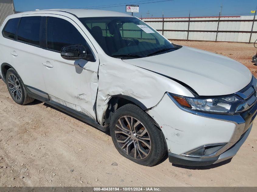 2018 Mitsubishi Outlander Se VIN: JA4AD3A39JZ024095 Lot: 40438194