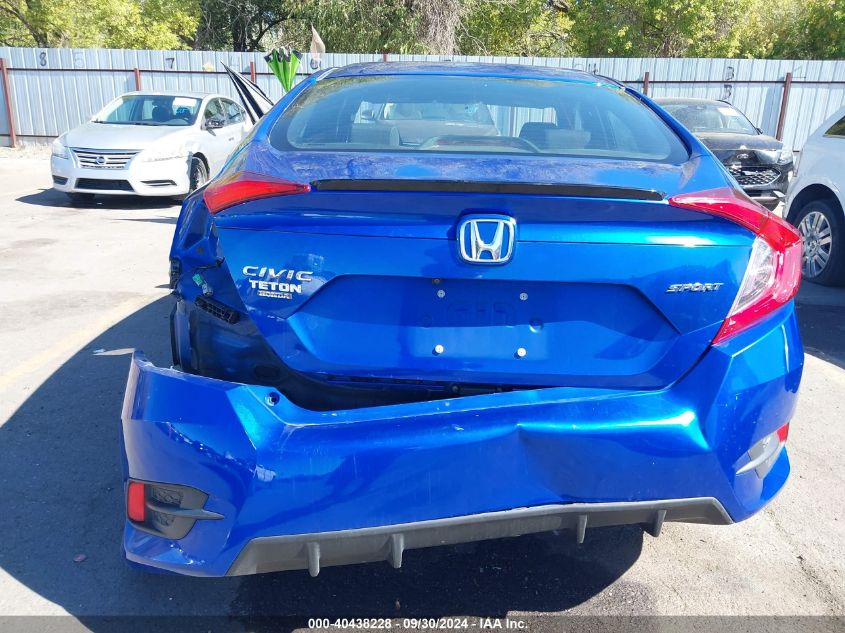 2020 Honda Civic Sport VIN: 19XFC2F86LE023787 Lot: 40438228