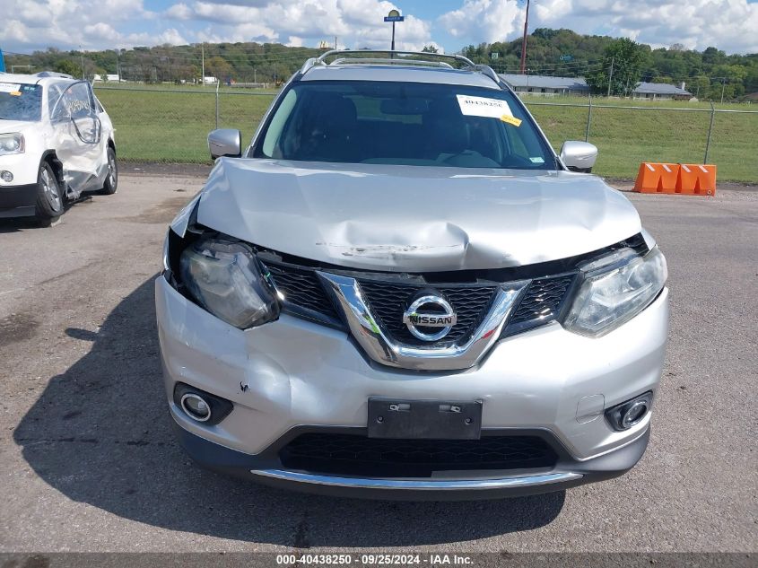 2015 Nissan Rogue Sl VIN: 5N1AT2MV6FC791182 Lot: 40438250