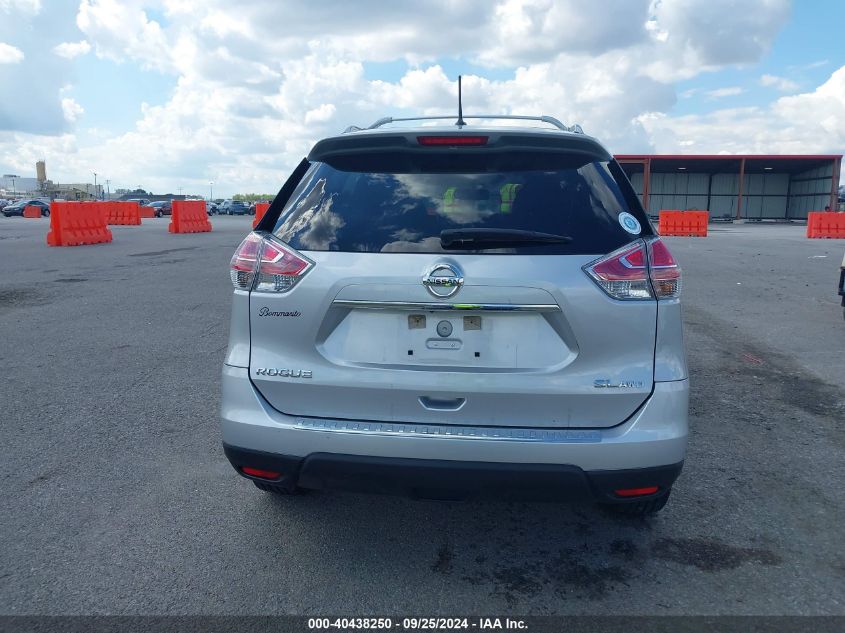 2015 Nissan Rogue Sl VIN: 5N1AT2MV6FC791182 Lot: 40438250