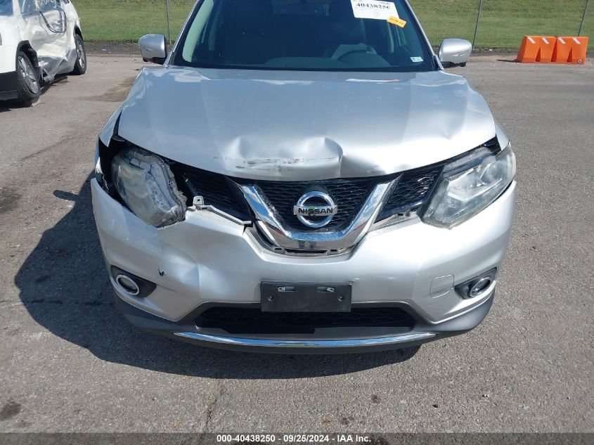 2015 Nissan Rogue Sl VIN: 5N1AT2MV6FC791182 Lot: 40438250