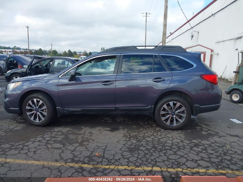 4S4BSAJC6F3243039 2015 Subaru Outback 2.5I Limited