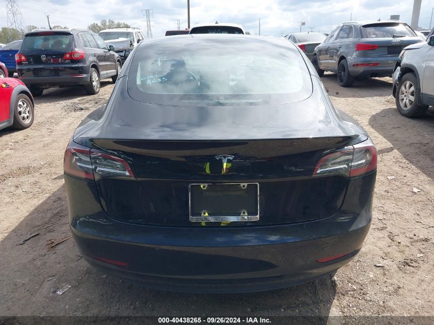 2020 Tesla Model 3 VIN: 5YJ3E1EA2LF783480 Lot: 40438265