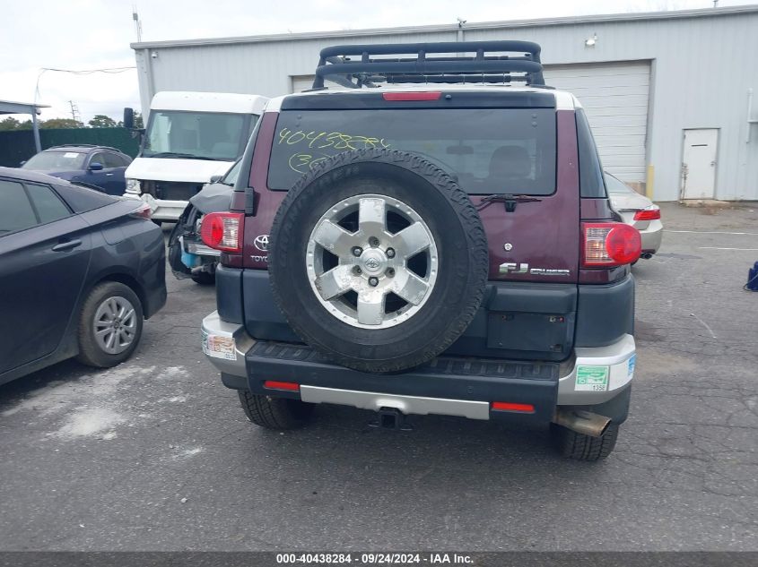 2007 Toyota Fj Cruiser VIN: JTEBU11F070086115 Lot: 40438284