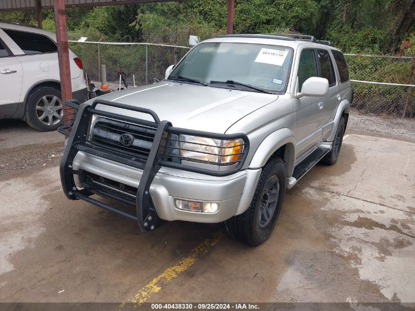 2000 Toyota 4Runner Limited V6 VIN: JT3GN87R1Y0138861 Lot: 40438330