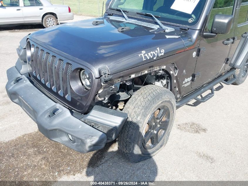 2018 Jeep Wrangler Unlimited Sport S 4X4 VIN: 1C4HJXDG3JW136962 Lot: 40438371