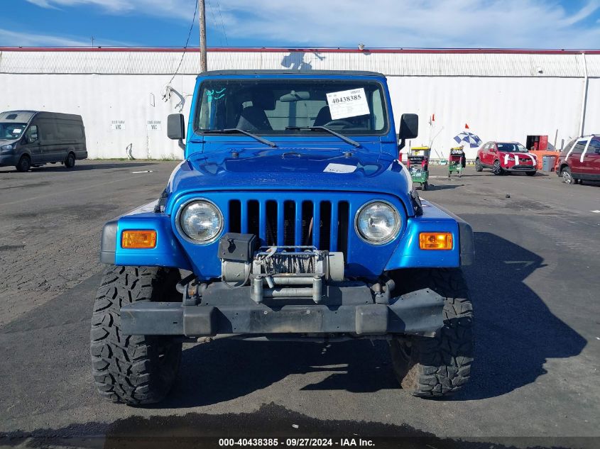 2002 Jeep Wrangler Sport VIN: 1J4FA49S12P763894 Lot: 40438385