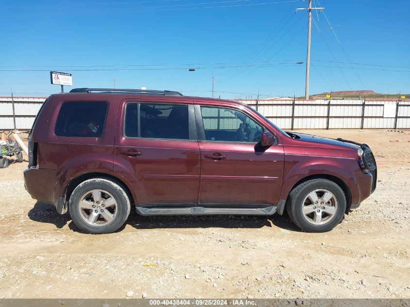 2011 Honda Pilot Ex-L VIN: 5FNYF3H52BB031211 Lot: 40438404