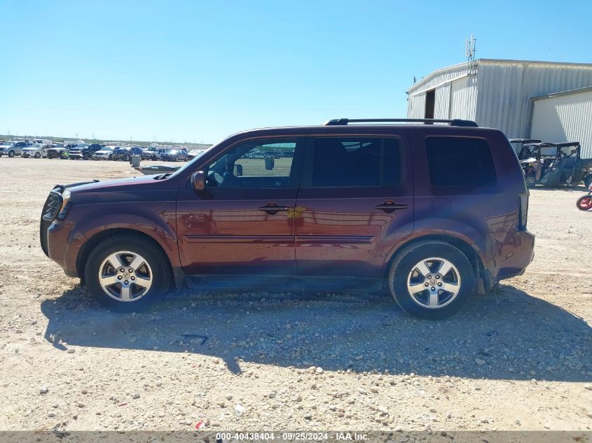 2011 Honda Pilot Ex-L VIN: 5FNYF3H52BB031211 Lot: 40438404