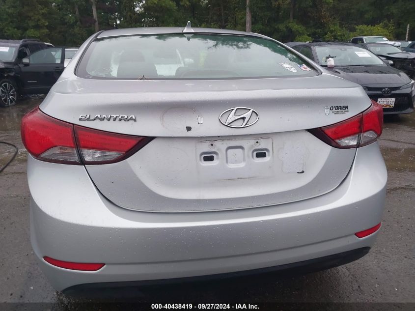 2014 Hyundai Elantra Se VIN: KMHDH4AE5EU109223 Lot: 40438419