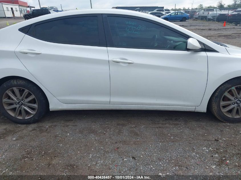 2014 Hyundai Elantra Se VIN: 5NPDH4AE4EH505352 Lot: 40438457