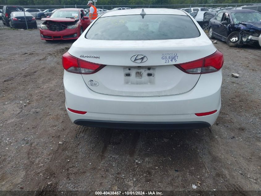 2014 Hyundai Elantra Se VIN: 5NPDH4AE4EH505352 Lot: 40438457