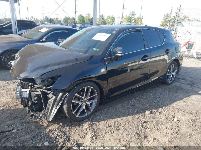 VIN JTHKD5BH6H2286755 2017 Lexus CT, 200H no.2