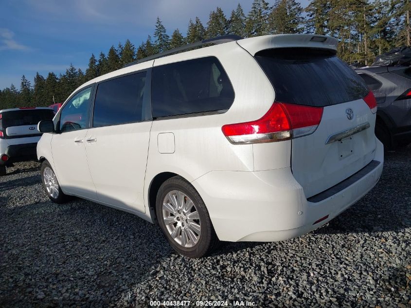 2011 Toyota Sienna Xle/Limited VIN: 5TDYK3DCXBS085853 Lot: 40438477