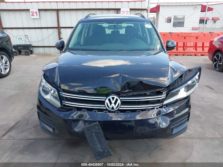 2017 Volkswagen Tiguan 2.0T/2.0T S VIN: WVGAV7AX5HK044484 Lot: 40438507