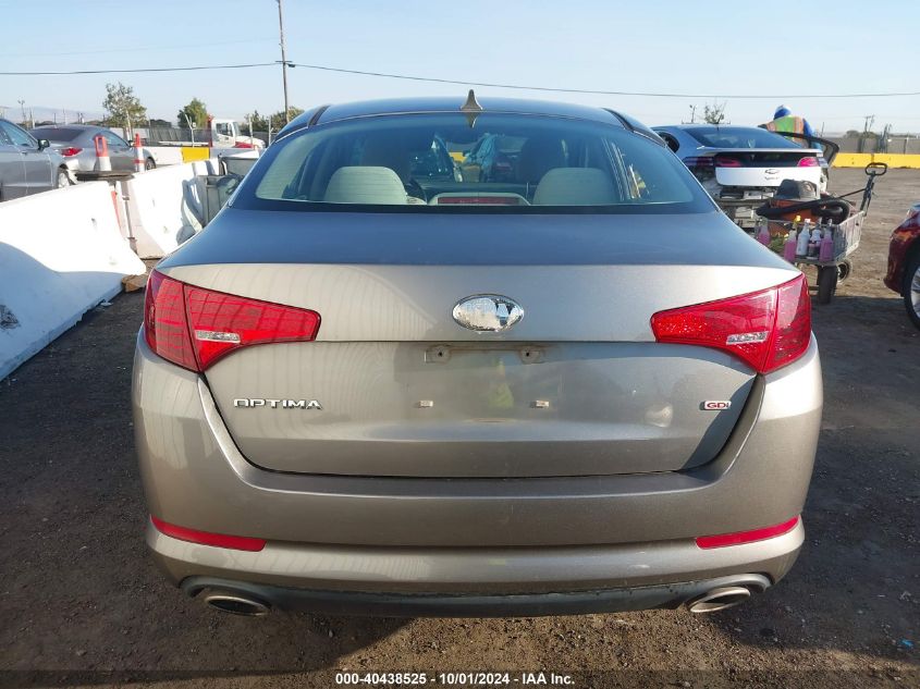 2013 Kia Optima Lx VIN: 5XXGM4A75DG258136 Lot: 40438525