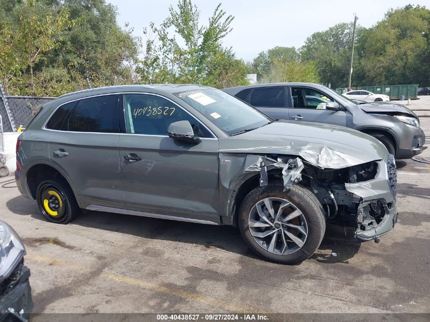 2024 Audi Q5 Premium 45 Tfsi S Line Quattro VIN: WA1GAAFY4R2025705 Lot: 40438527